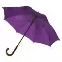 На картинке: Зонт-трость Standard, фиолетовый на белом фоне