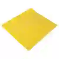 На картинке: Полотенце махровое Soft Me Small, желтое на белом фоне