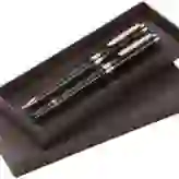 На картинке: Набор Upright: ручка шариковая и роллер на белом фоне