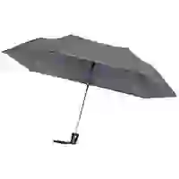 На картинке: Зонт складной Hit Mini AC, серый на белом фоне