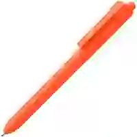 На картинке: Ручка шариковая Hint, оранжевая на белом фоне