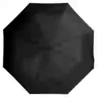 На картинке: Зонт складной Unit Basic, черный на белом фоне