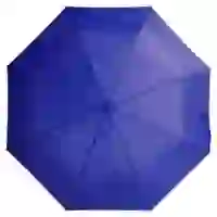 На картинке: Зонт складной Unit Basic, синий на белом фоне