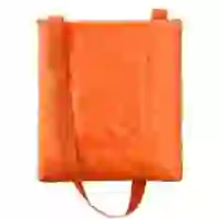 На картинке: Плед для пикника Soft & Dry, темно-оранжевый на белом фоне