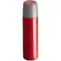На картинке: Термос Heater, красный на белом фоне