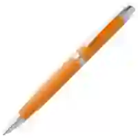 На картинке: Ручка шариковая Razzo Chrome, оранжевая на белом фоне