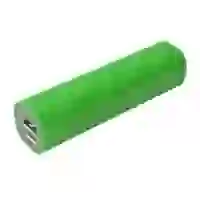 На картинке: Внешний аккумулятор Easy Shape 2000 мАч, ярко-зеленый на белом фоне
