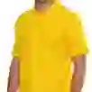 На картинке: Рубашка поло Unit Virma, желтая на белом фоне