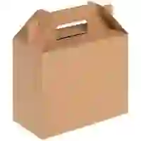 На картинке: Коробка In Case S, крафт на белом фоне