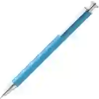 На картинке: Ручка шариковая Attribute, голубая на белом фоне