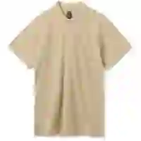 На картинке: Рубашка поло мужская Summer 170, бежевая на белом фоне