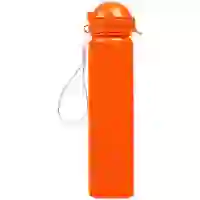 На картинке: Бутылка для воды Barley, оранжевая на белом фоне