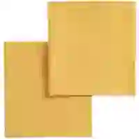 На картинке: Набор салфеток Fine Line, желтый на белом фоне