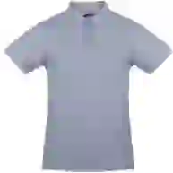 На картинке: Рубашка поло мужская Morton, голубая на белом фоне