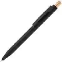 На картинке: Ручка шариковая Chromatic, черная с золотистым на белом фоне