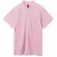 На картинке: Рубашка поло мужская Summer 170, розовая на белом фоне