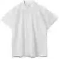 На картинке: Рубашка поло мужская Summer 170, белая на белом фоне