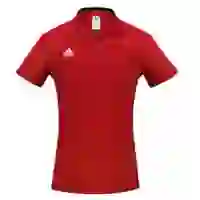 На картинке: Рубашка-поло Condivo 18 Polo, красная на белом фоне