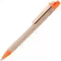 На картинке: Ручка шариковая Wandy, оранжевая на белом фоне
