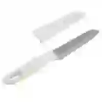 На картинке: Нож кухонный Aztec, белый на белом фоне