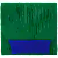 На картинке: Шарф Snappy, зеленый с синим на белом фоне