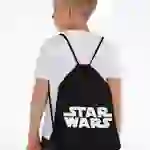 На картинке: Рюкзак Star Wars, черный на белом фоне