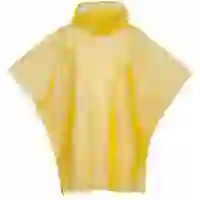 На картинке: Дождевик-пончо RainProof, желтый на белом фоне