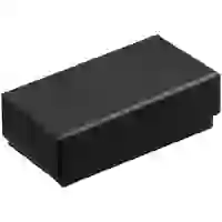 На картинке: Коробка для флешки Minne, черная на белом фоне