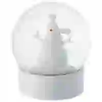 На картинке: Снежный шар Wonderland Snowman на белом фоне