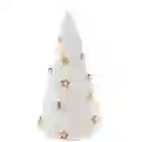 На картинке: Свеча Christmas Twinkle, елка на белом фоне