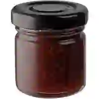 На картинке: Варенье Jammy Mini, малиновое на белом фоне