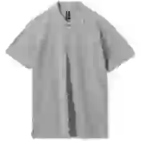 На картинке: Рубашка поло мужская Summer 170, серый меланж на белом фоне
