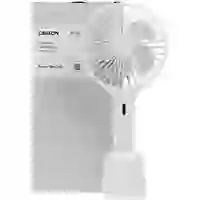 На картинке: Беспроводной вентилятор PF08, белый на белом фоне