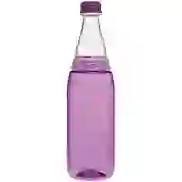 На картинке: Бутылка для воды Fresco, фиолетовая на белом фоне