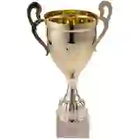 На картинке: Кубок Eclat, большой, золотистый на белом фоне