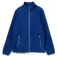На картинке: Куртка флисовая мужская Twohand, синяя на белом фоне