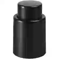 На картинке: Пробка для бутылки Wine Keeper, вакуумная, черная на белом фоне