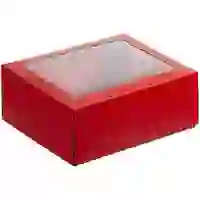 На картинке: Коробка с окном InSight, красная на белом фоне