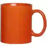 На картинке: Кружка Promo, оранжевая на белом фоне