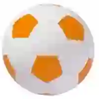 На картинке: Мяч футбольный Street, бело-оранжевый на белом фоне
