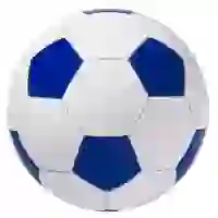 На картинке: Мяч футбольный Street, бело-синий на белом фоне