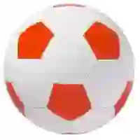 На картинке: Мяч футбольный Street, бело-красный на белом фоне