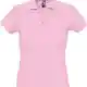 Рубашка поло женская Passion 170, розовая на белом фоне