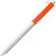 Ручка шариковая Hint Special, белая с оранжевым на белом фоне