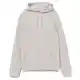 Толстовка с капюшоном унисекс Hoodie, дымчато-серая на белом фоне