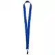 Лента для бейджа Neckband, синяя Лента для бейджа Neckband, синяя на белом фоне