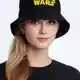 Панама Star Wars, черная с желтым Панама Star Wars, черная с желтым на белом фоне