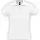 Рубашка поло женская Passion 170, белая на белом фоне