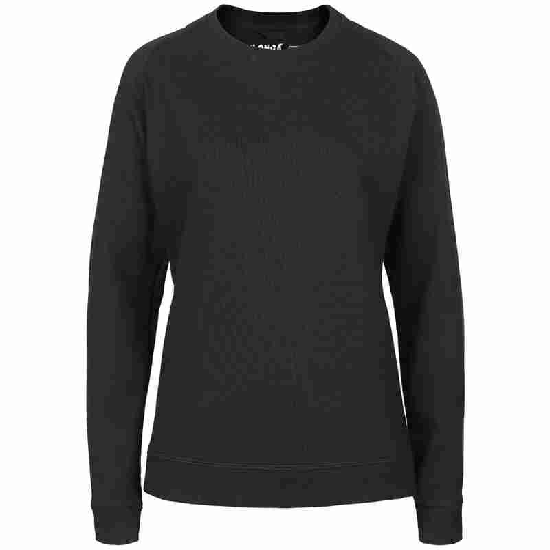 Свитшот женский Kulonga Sweat, черный на белом фоне