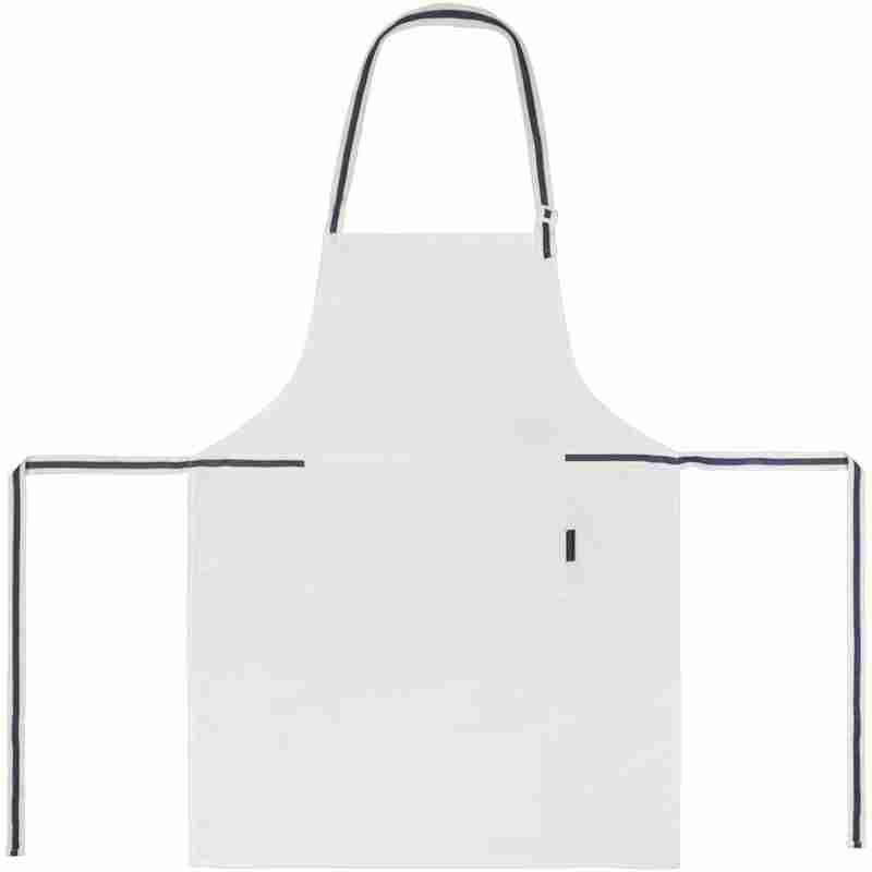 Фартук Brave Cook, белый на белом фоне